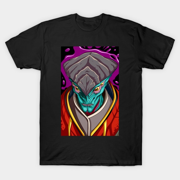 Portrait -Javik T-Shirt by AtomicDNA